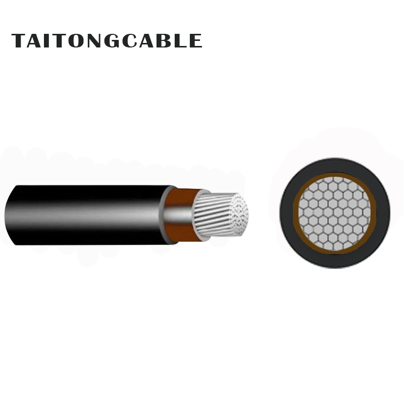 Lavspente enkjernede aluminiumsleder PVC-isolert PVC-mantlede upansrede strømkabler