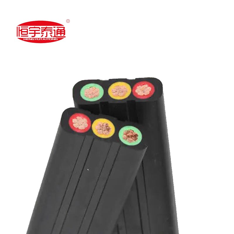 Spesiell gummibelagt flatkabel